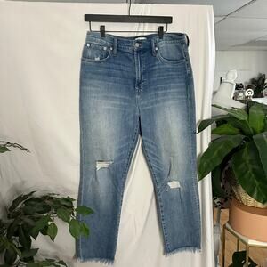 Madewell The Perfect Vintage Distressed Skinny Jeans Size 31